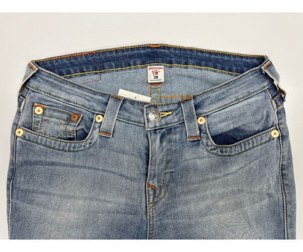 True Religion Jeans Size W29 Blue Vintage Y2K 90s Denim - Image 4