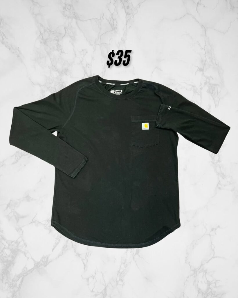 Black Carhartt Long Sleeve – $35