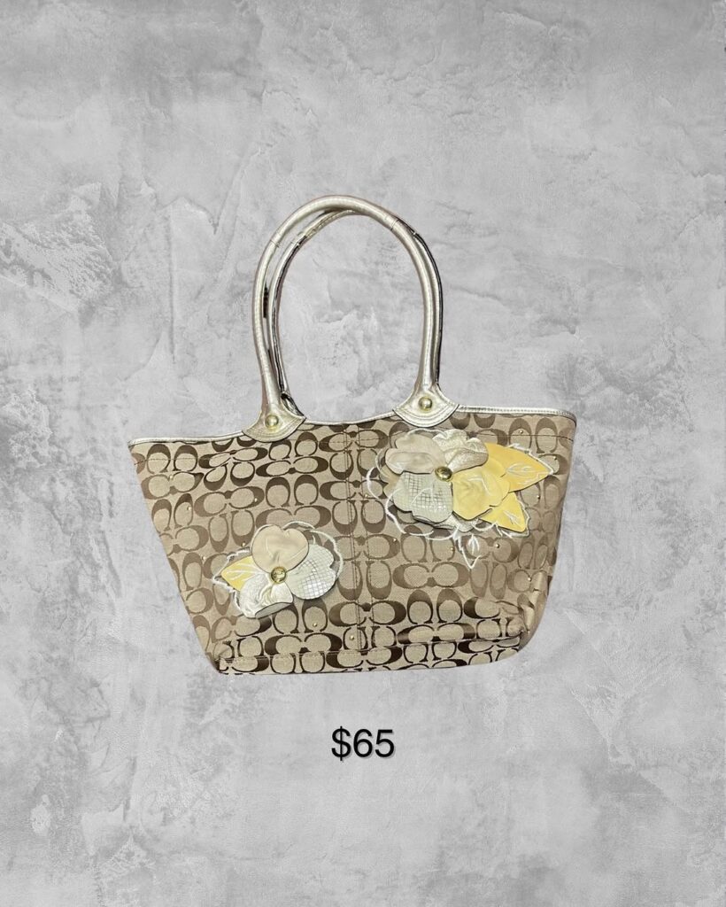Coach floral Tote Bag $65