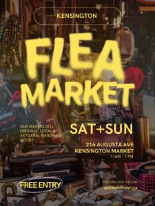 Flea Market - Sat, Sun Flyer Poster