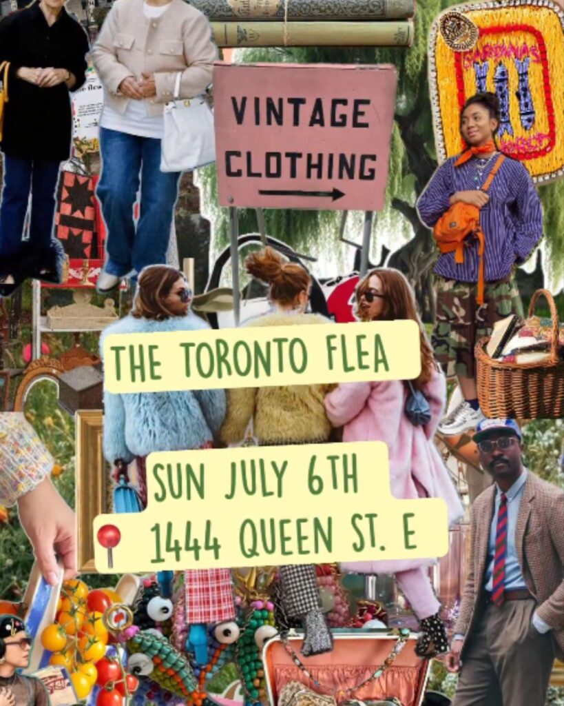 TORONTO FLEA MARKET information flyer