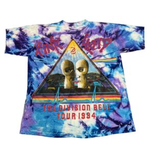 Pink Floyd Tie Dye 1994 Division Bell Tour T-Shirt RARE Size L