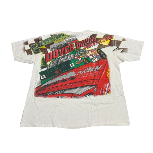 2000 Nascar dover downs mbna platinum 400 racing AOP t shirt xl - Image 2