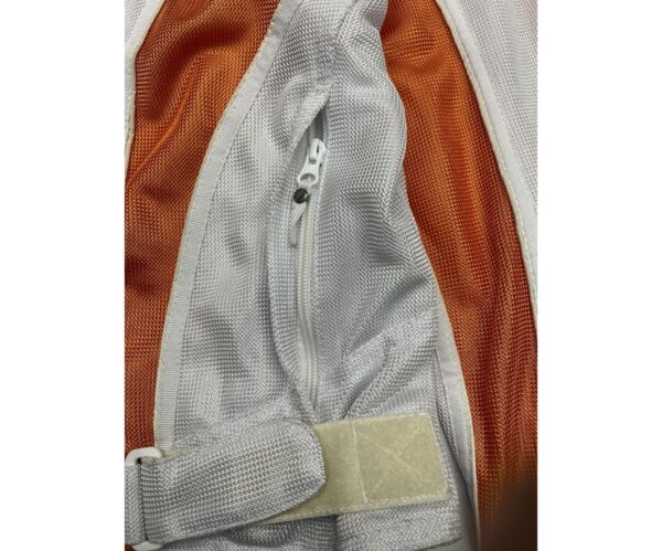 Harley Davidson Riding Jacket XL White Orange Mesh Discontinued Style - Image 7