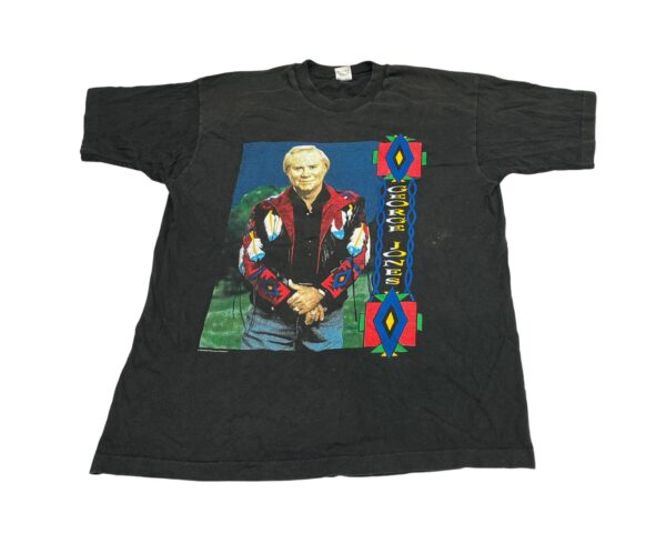 1993 George Jones High Tech Redneck Tour T Shirt XL Country Music