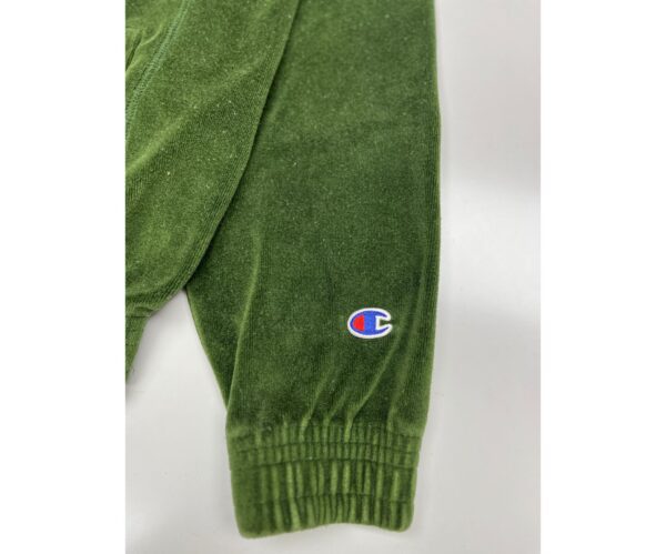 Champion Mens High Neck Full Zip Sweatshirt Green Size Small - Image 4