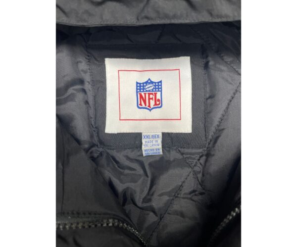 NY Jets NFL Jacket Mens XXL Green Full Zip Polyester Hooded - Image 3