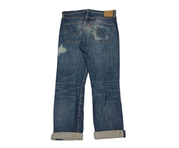Vintage Repro 60s 70s LEVIS Turkey Made Rindem Big E Redline Blue Size 34 - Image 2