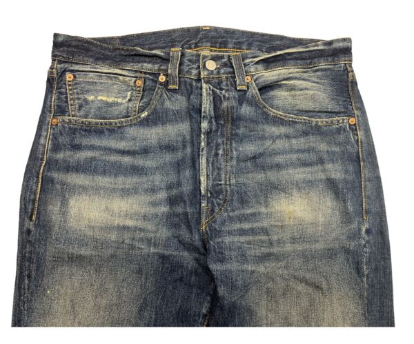Vintage Repro 60s 70s LEVIS Turkey Made Rindem Big E Redline Blue Size 34 - Image 3
