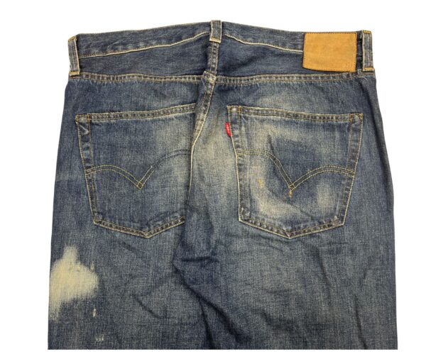 Vintage Repro 60s 70s LEVIS Turkey Made Rindem Big E Redline Blue Size 34 - Image 5