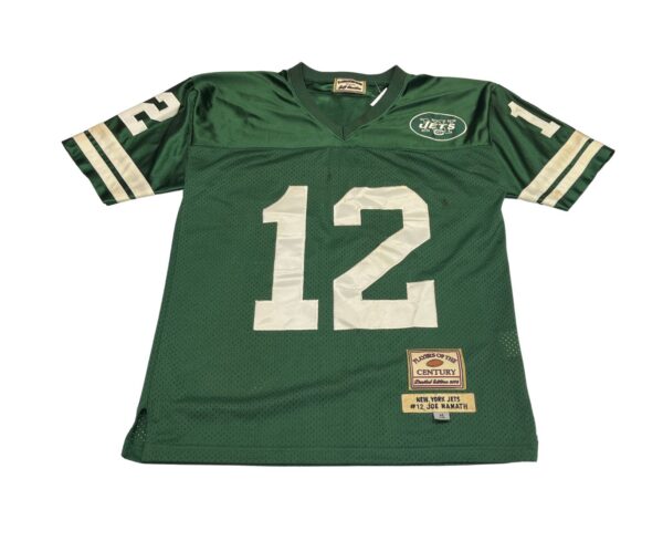 Joe Namath New York Jets Jeff Hamilton Throwback NFL Jersey M 48 Century