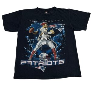 RARE HTF New England Patriots Lightning Black NFL TEAM APPAREL SHIRT M