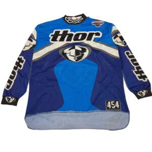 90s Thor Racing Motocross Long Sleeve Jersey - Size XL