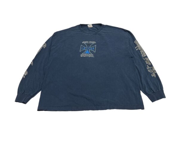 West Coast Choppers For Life Long Sleeve Jesse James T-Shirt Size 2XL