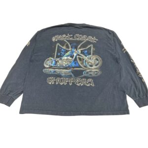 West Coast Choppers For Life Long Sleeve Jesse James T-Shirt Size 2XL
