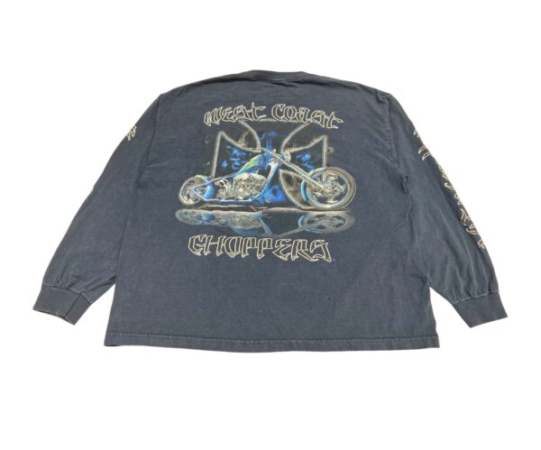 West Coast Choppers For Life Long Sleeve Jesse James T-Shirt Size 2XL - Image 2