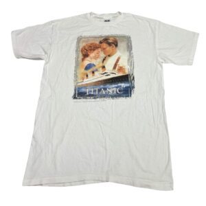 Titanic Movie Rare Shirt 90s Leonardo DiCaprio White One Size Fits All