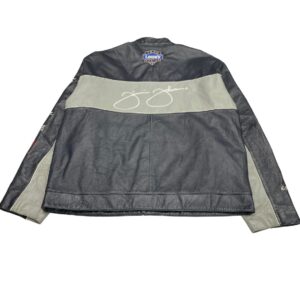 Wilson's Leather Jimmie Johnson NASCAR Patchwork Leather Jacket Size XL