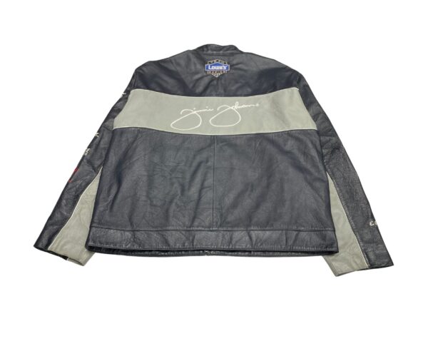 Wilson's Leather Jimmie Johnson NASCAR Patchwork Leather Jacket Size XL - Image 2