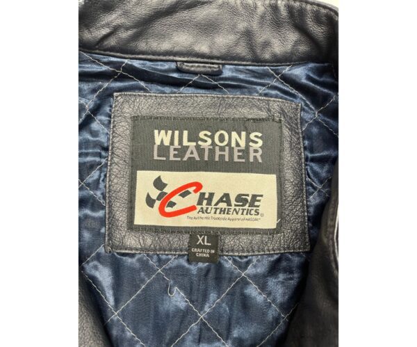 Wilson's Leather Jimmie Johnson NASCAR Patchwork Leather Jacket Size XL - Image 5