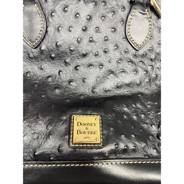 DOONEY & Bourke Toni Ostrich Satchel Bag - Image 4
