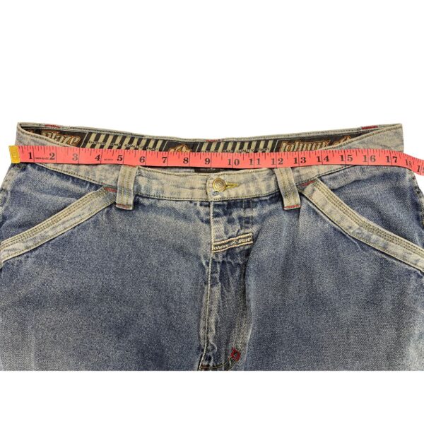 Johnny Blaze Denim Shorts 1990s Mens Size 36 - Image 4