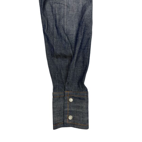 Chloe Size T 34 Womens Navy Blue Denim Jeans Midi Dress Made in France - Image 5
