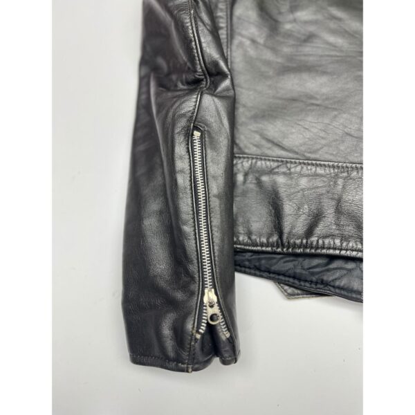 Rare Vintage 80s Excelled Classic Perfecto Leather Jacket - Made in USA - Image 5