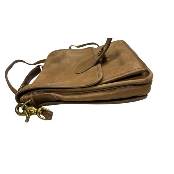 Vintage Coach NYC Station Bag Tabac Leather - Authentic - Image 6