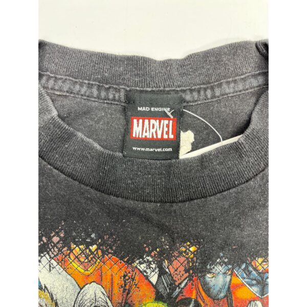 Y2K Marvel Mad Engine Avengers All Character T-Shirt Size L - Image 4