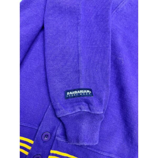 Rare Barbarian Laurier Rugby Cardigan Sweater Size M - Made in Canada - Image 4