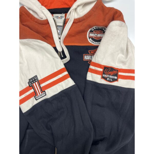 Harley-Davidson Women's 2XL Full Zip Hoodie - Authentic Motorcycle Apparel - Image 5