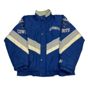Starter Pro Line Dallas Cowboys Puffer Jacket - Men's Size L