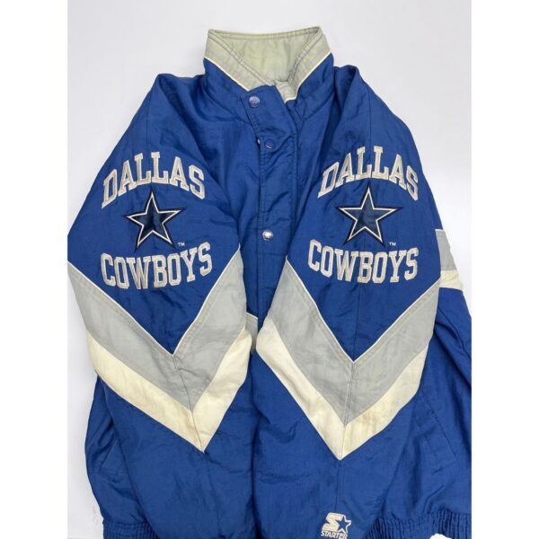 Starter Pro Line Dallas Cowboys Puffer Jacket - Men's Size L - Image 5