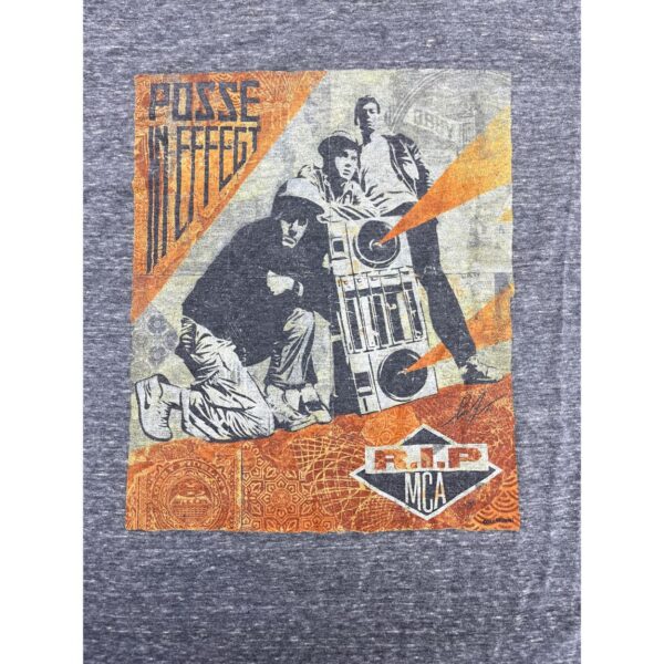 OBEY Beastie Boys MCA RIP T-Shirt rare - Size Medium - Image 3