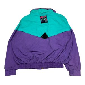 1990s Salem Fresh Gear Promotional Ski Jacket - Vibrant Neon Colors - Size XL