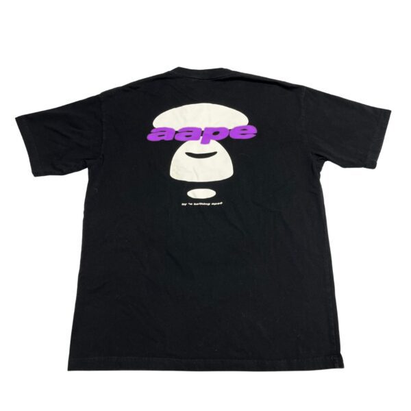AAPE x A Bathing Ape BAPE Logo Men's Shirt Size XL - Black Y2K Hip Hop - Image 2