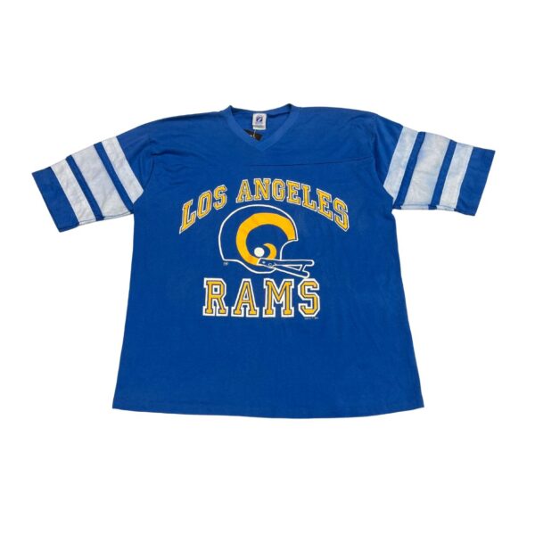 VINTAGE NFL LOS ANGELES RAMS TEE SHIRT 1980s SIZE XL MADE IN USA