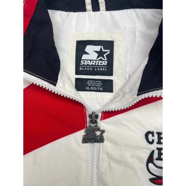 Chicago Bulls Starter Black Label Jacket - Size XL - Image 3