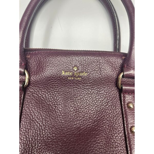 AUTHENTIC Kate Spade Larchmont Reiley Leather Satchel Purse Bag - Image 3