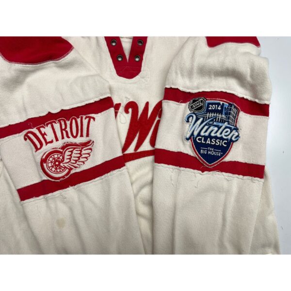 2014 Winter Classic CCM PRO Detroit Red Wings Sweatshirt Jersey - Size M - Image 5