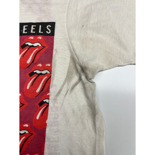 1989 Rolling Stones Steel Wheels Canadian Tour Concert T-Shirt Size L - Image 9