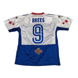 2010 NFL Pro Bowl Drew Brees All-Star Jersey Size 48 - Reebok Blue & White