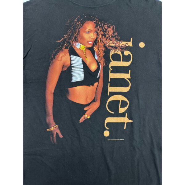 Janet Jackson 1993-94 World Tour T-Shirt Size XL Janet Era Concert Tee - Image 3