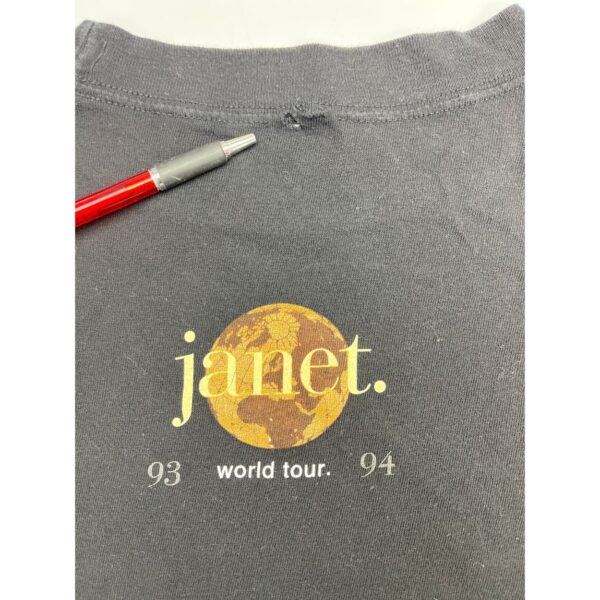 Janet Jackson 1993-94 World Tour T-Shirt Size XL Janet Era Concert Tee - Image 6