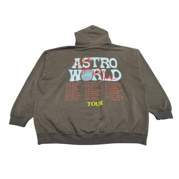Travis Scott Astroworld Cactus Jack Brown Hoodie Size 2XL - Image 2