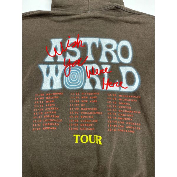 Travis Scott Astroworld Cactus Jack Brown Hoodie Size 2XL - Image 5