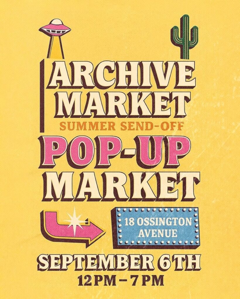 We’re bringing the vintage heat to Archive Market this weekend, the vintage bazar attending the show
