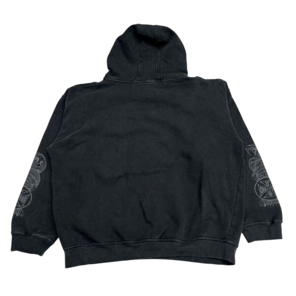 Vintage West Coast Choppers Hoodie Size 2XL Long Beach - Sleeve Hits Graphics - Image 2