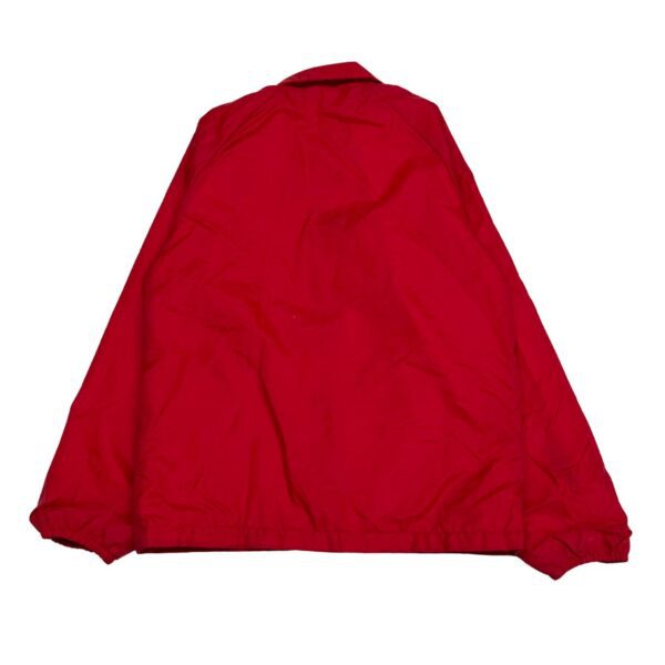 RARE 80s Nebraska Velva Sheen "Go Big Red" Nylon Button Up Youth Jacket - Image 2